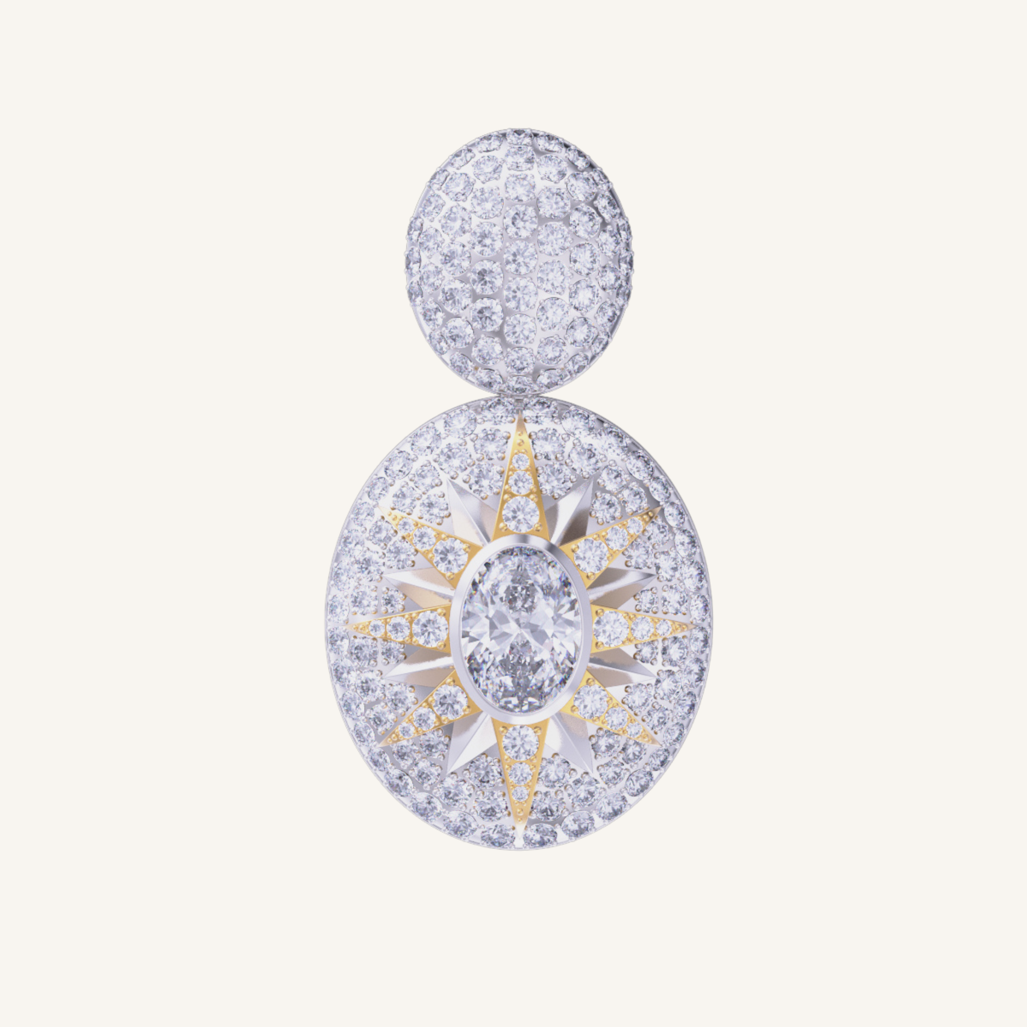 Crush Nova Single Earring - Diamond