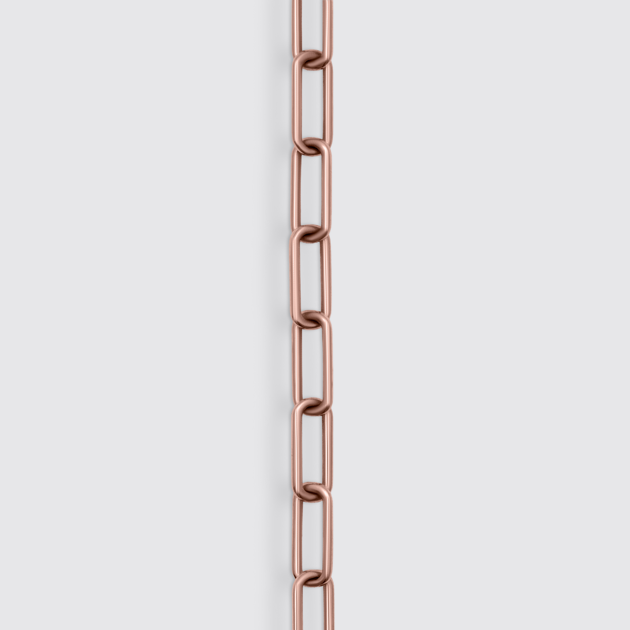 Paperclip Chain Necklace - Rose Gold