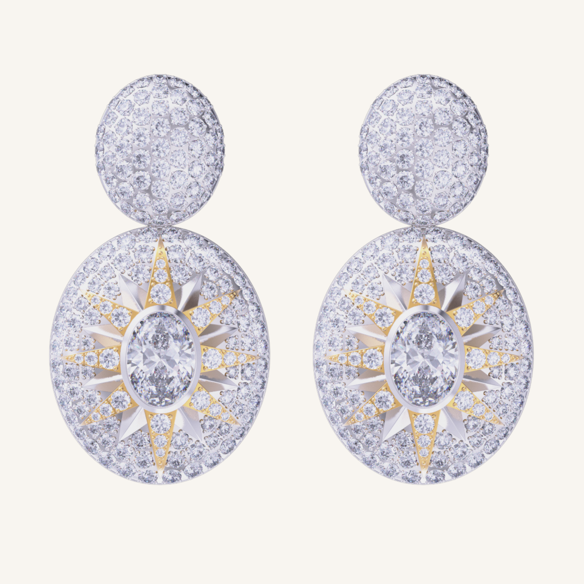 Crush Nova Earrings - Diamond