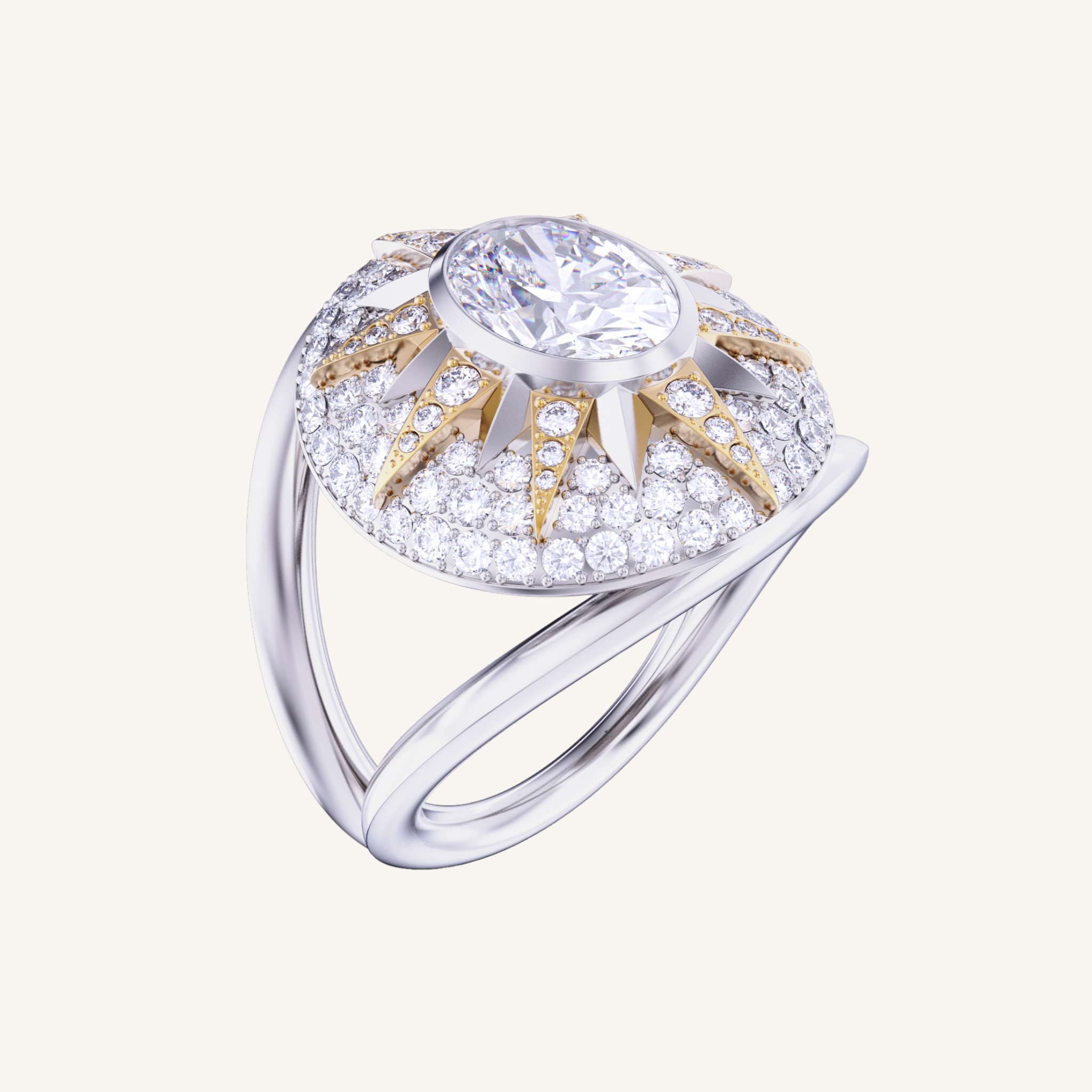 Crush Nova Ring - Diamonds