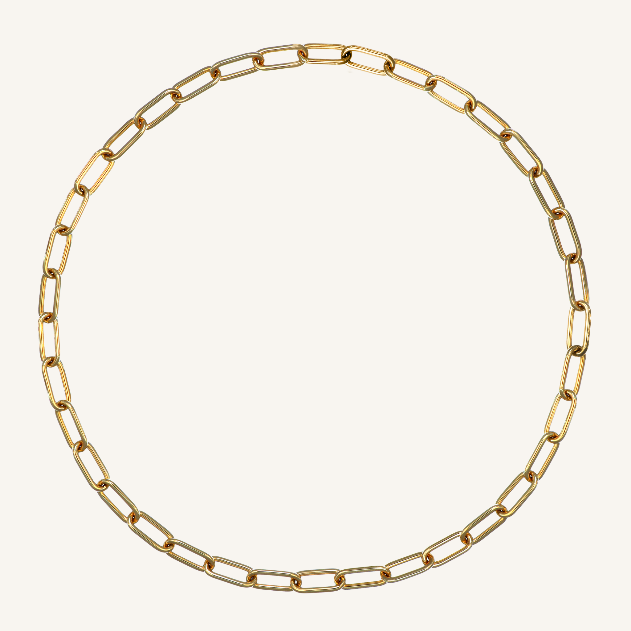 Yellow Gold Chain Necklace