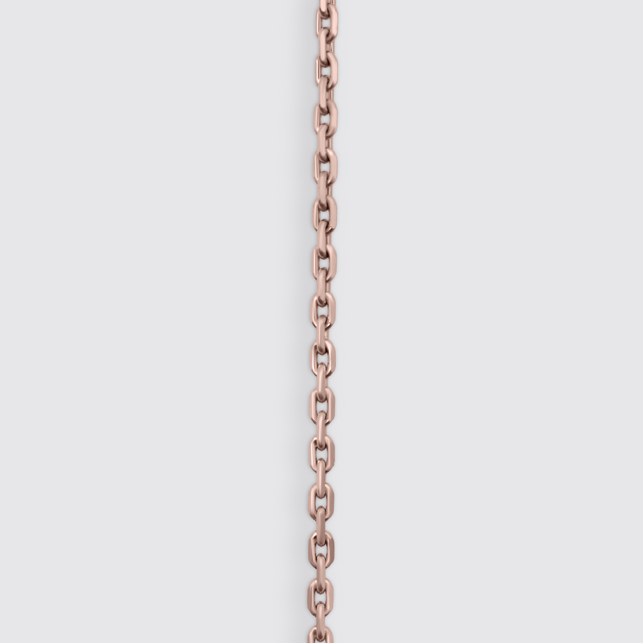 Micro Cable Chain Necklace Rose Gold