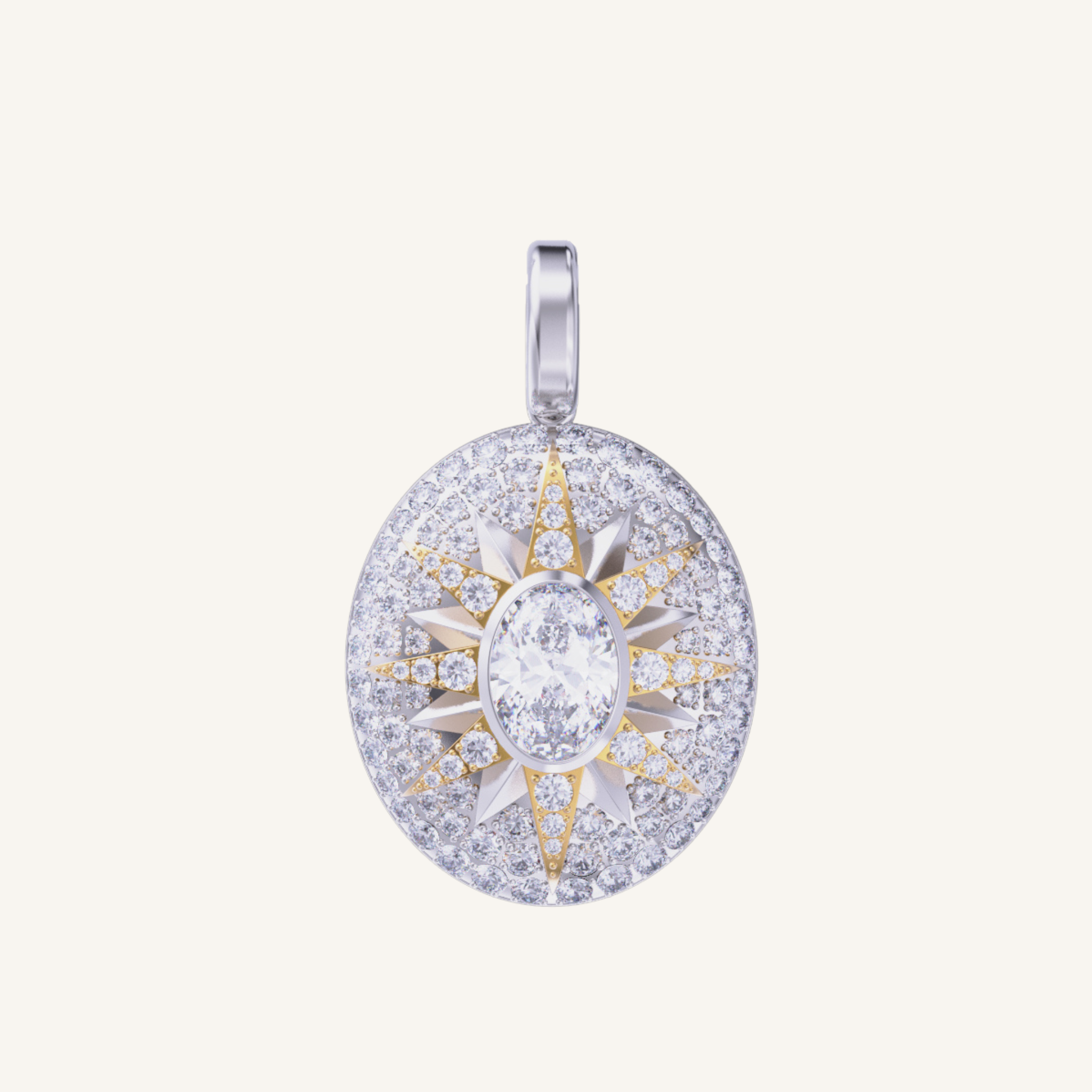 Crush Nova Pendant - Diamonds