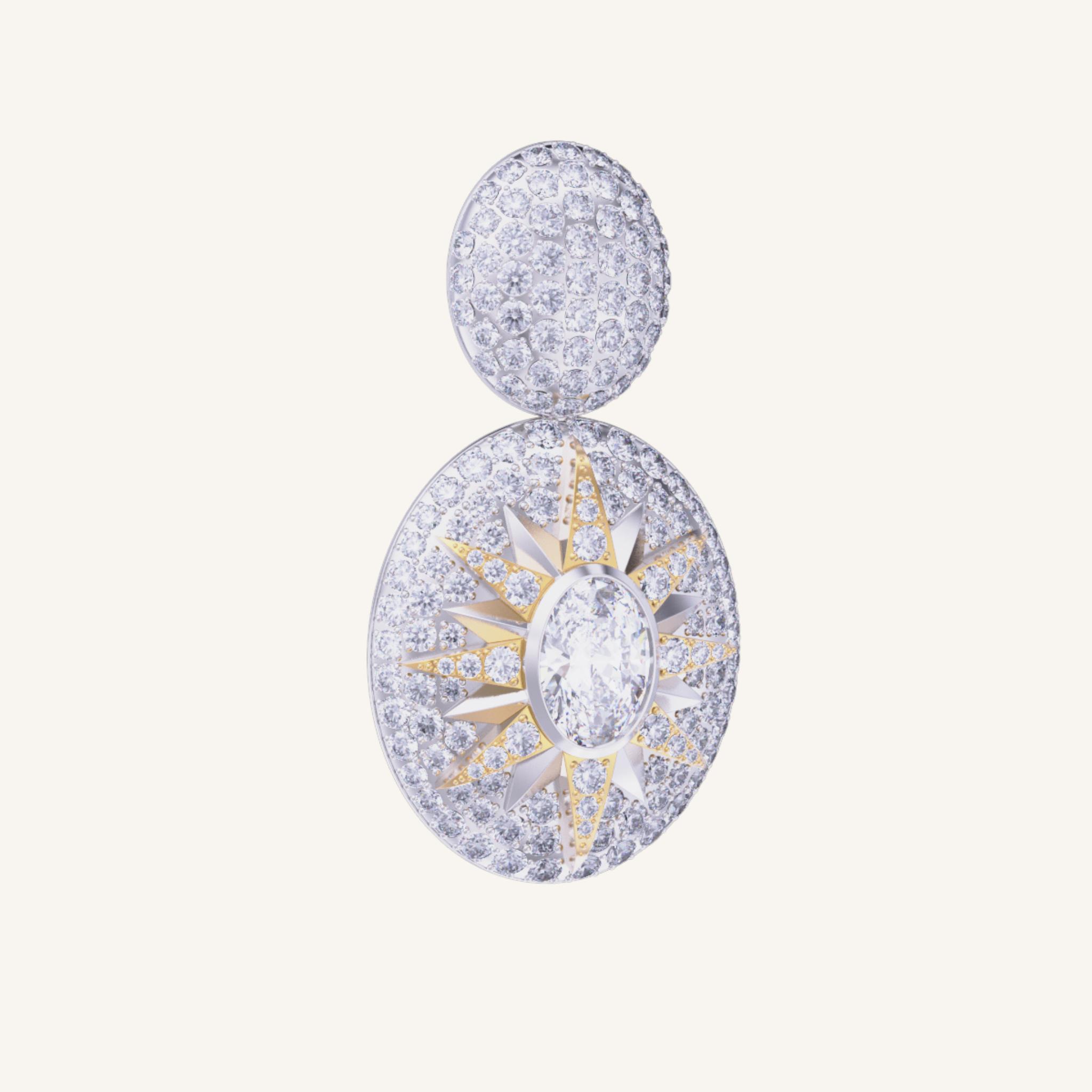 Crush Nova Single Earring - Diamond