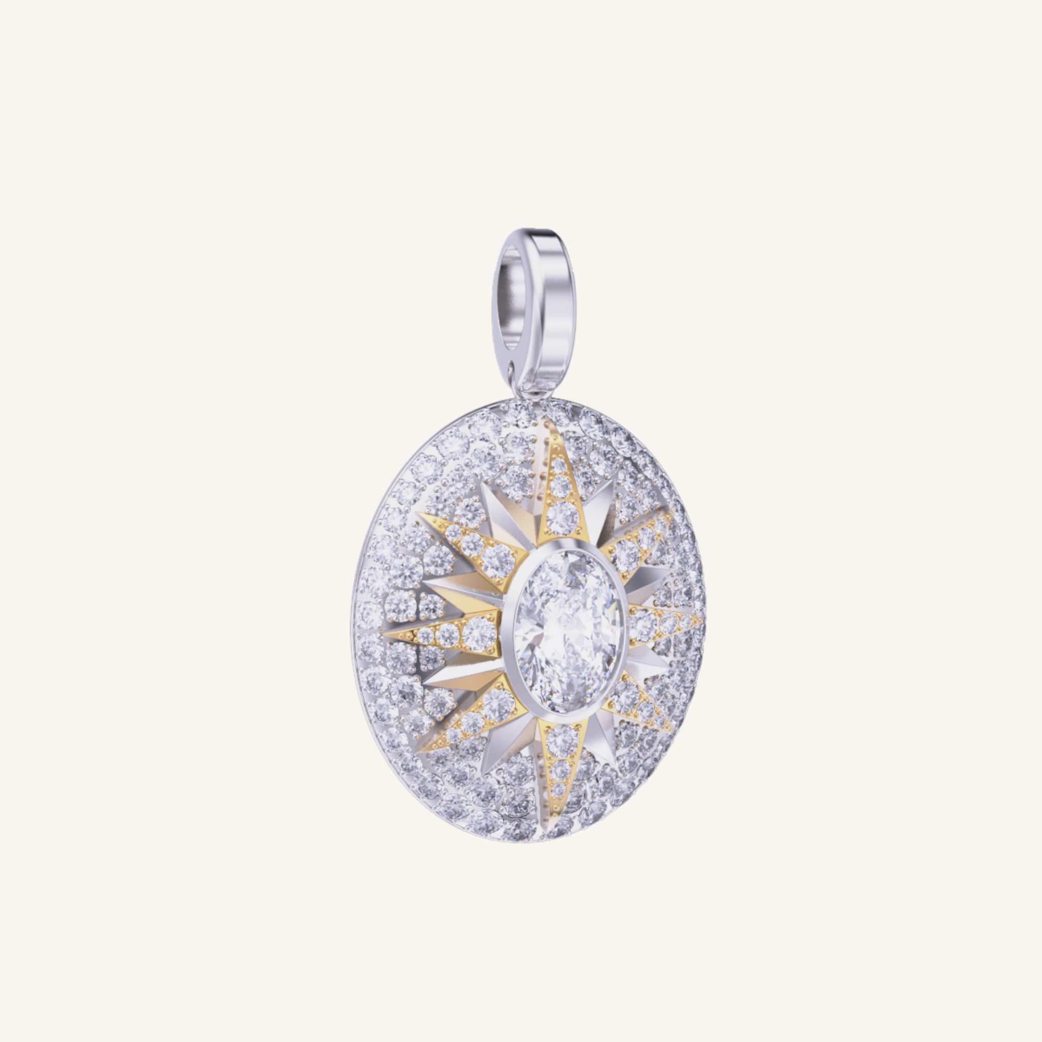 Crush Nova Pendant - Diamonds