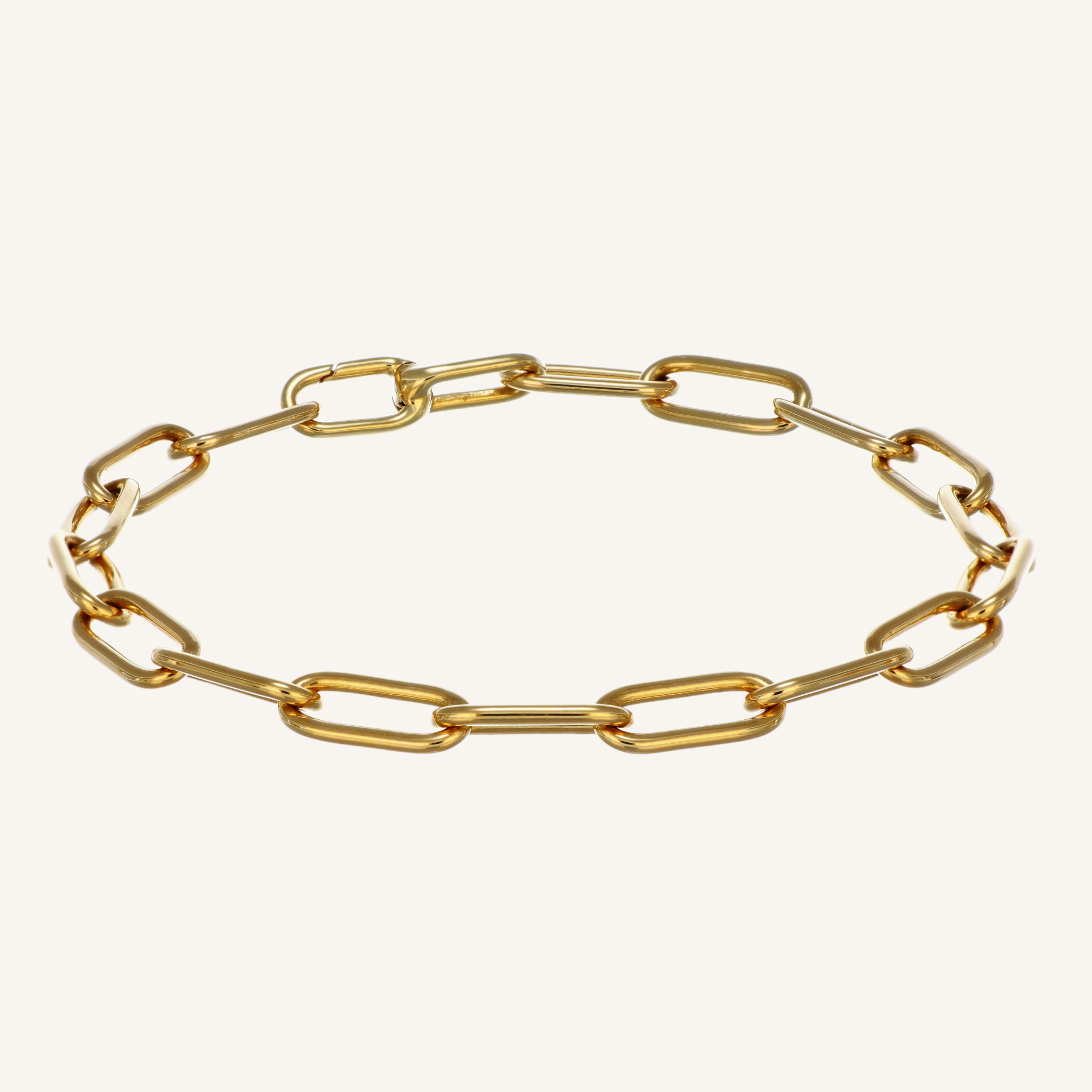 Paperclip Chain Bracelet - Rose Gold